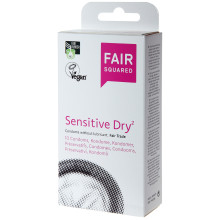 Fair Squared Sensitive Dry Veganske Kondomer 10 stk  1