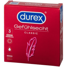 Durex Sensitive Kondomer 3 stk Pack 90