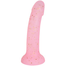 baseks Pink Starry Siliconen Dildo 18 cm