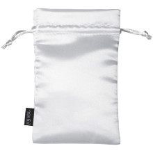Sinful White Satin Toy Bag Small
